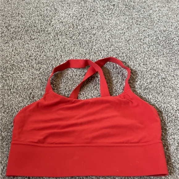 Red/Orange Women's Sports Bra - Picture 1 of 2